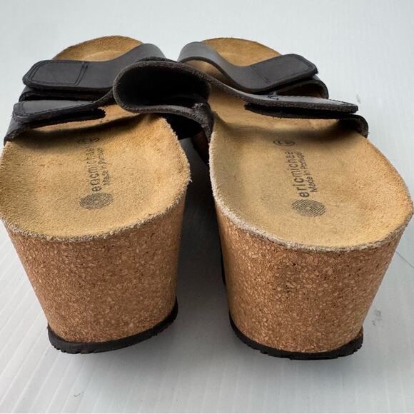 Eric Michael lilly Women's Sandal cork wedge platform women’s size 41 / 10.5-11 - Picture 5 of 10